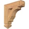 Ekena Millwork Balboa Arts & Crafts Smooth Bracket, Western Red Cedar, 3 1/2"W x 16"D x 16"H BKT04X16X16BOA03SWR - alternate 1